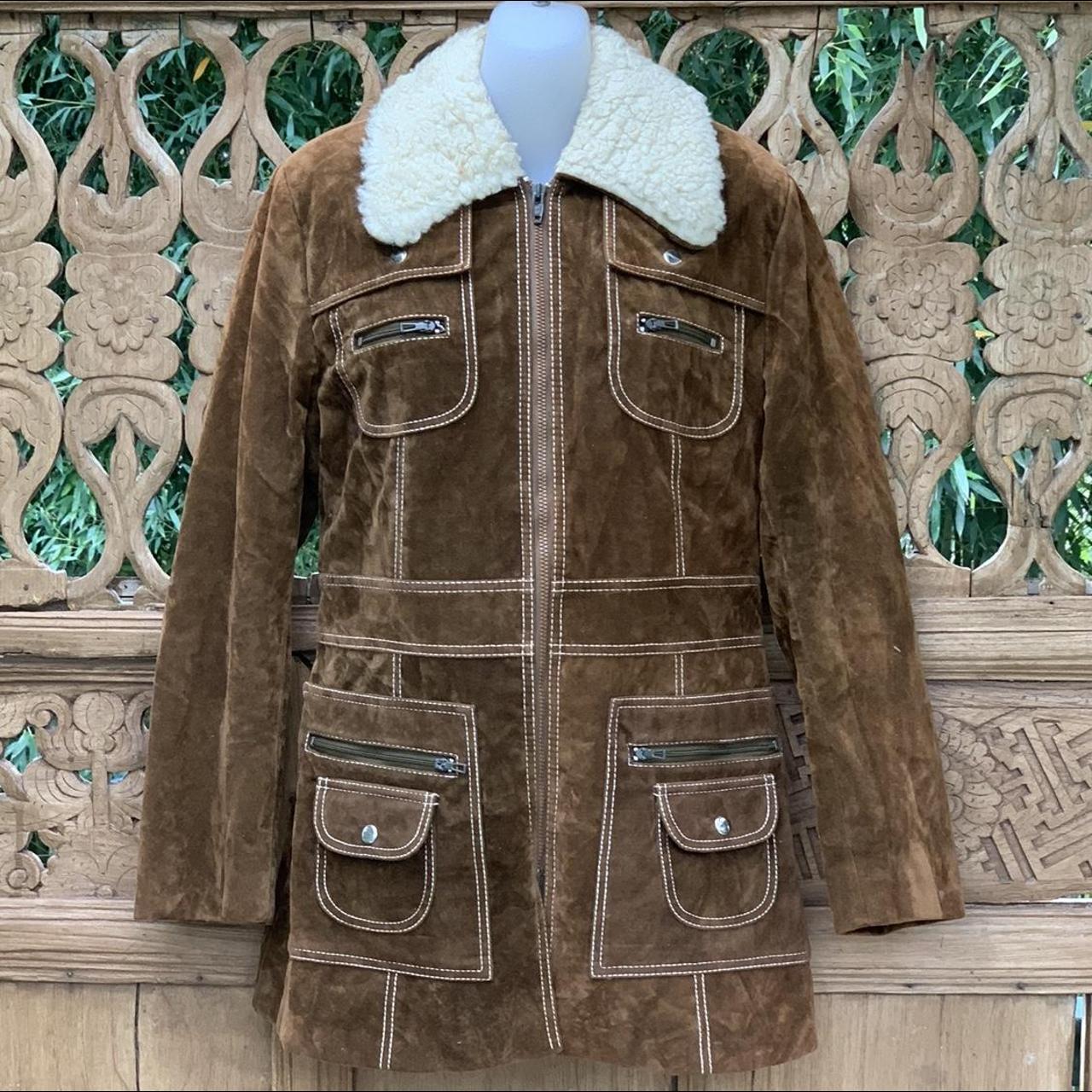 Faux suede sherpa on sale jacket