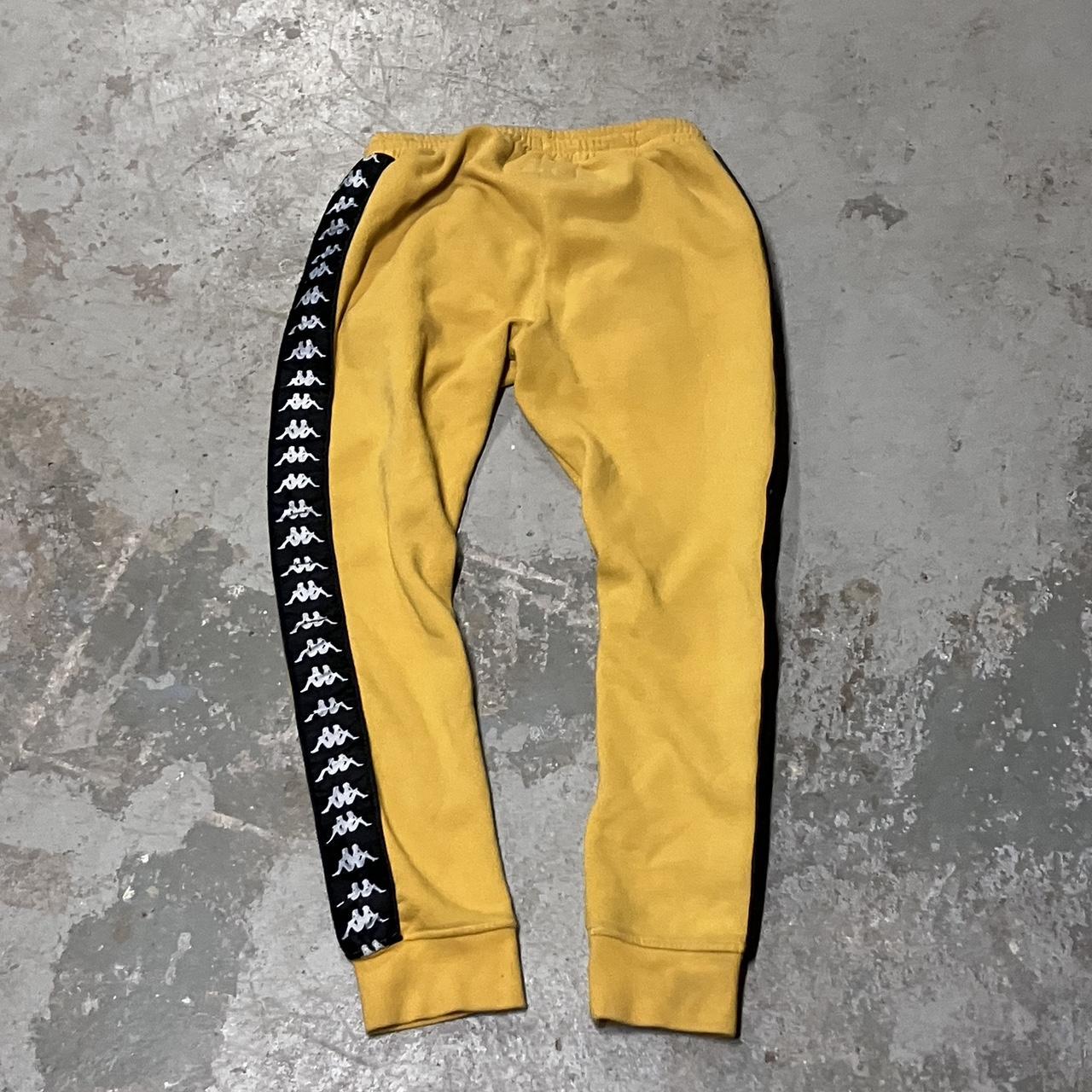 Kappa on sale yellow joggers