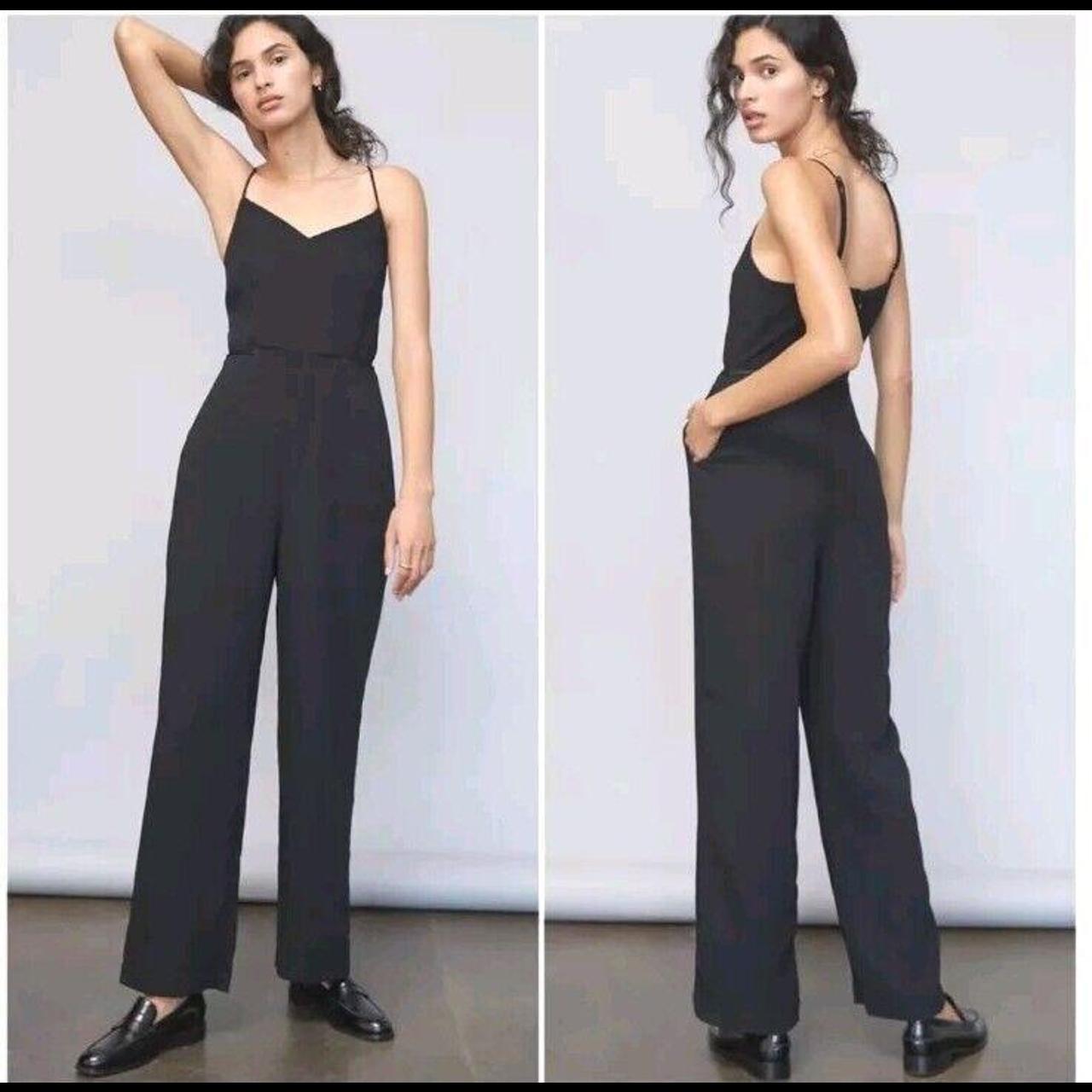 NWT Anthropologie Magdalena Black Jumpsuit by Maeve Size 4 top