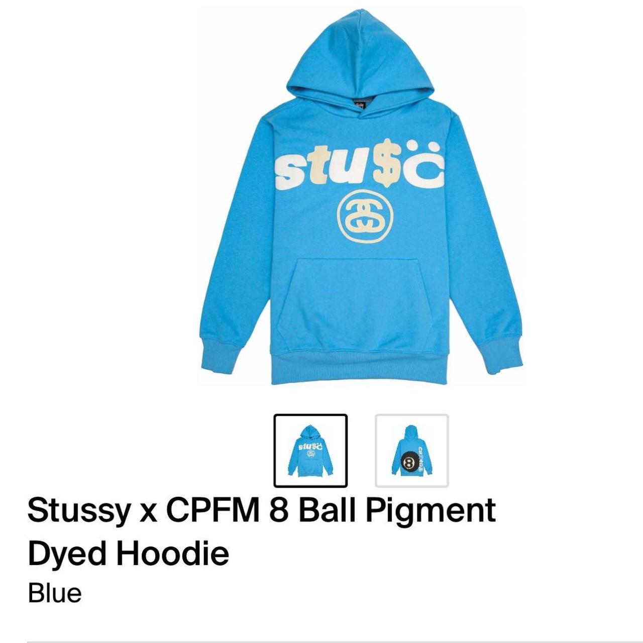 Blue Stussy x CPFM hoodie, Goes for more 
$ on Stock...