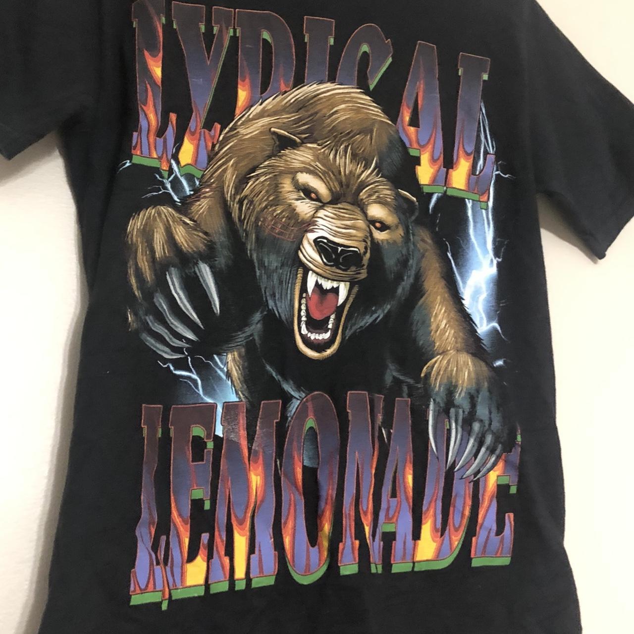 Men's Lyrical Lemonade Black Chicago Bears Monsters of the Midway T-Shirt