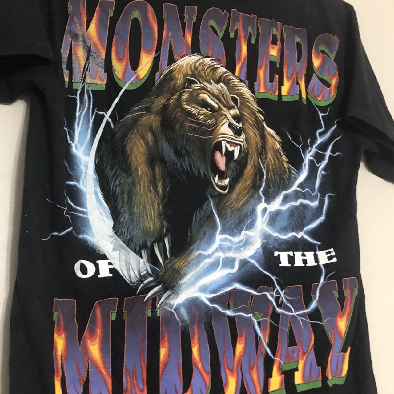 Men's Lyrical Lemonade Black Chicago Bears Monsters of the Midway T-Shirt