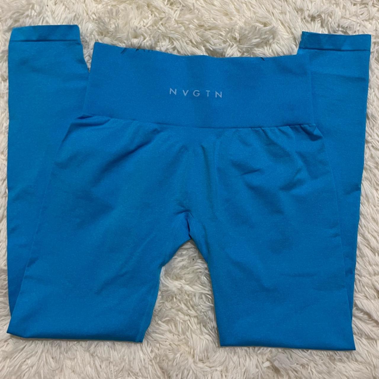 NVGTN NV Seamless Leggings Caribbean Blue... - Depop