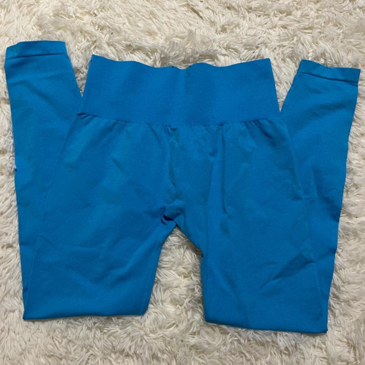 NVGTN NV Seamless Leggings Caribbean Blue... - Depop