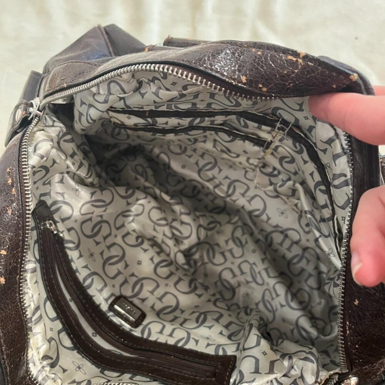 Guess Women's Bag - Brown/Silver – Vintage Guess … - image 7