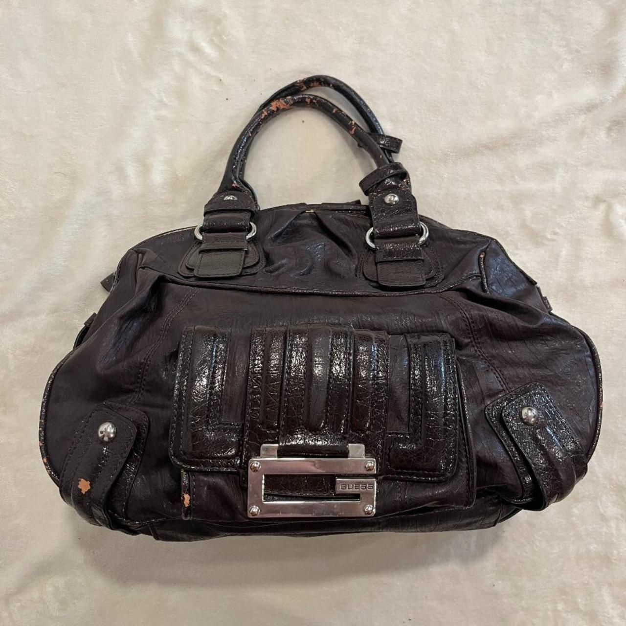 Guess Women's Bag - Brown/Silver – Vintage Guess … - image 1