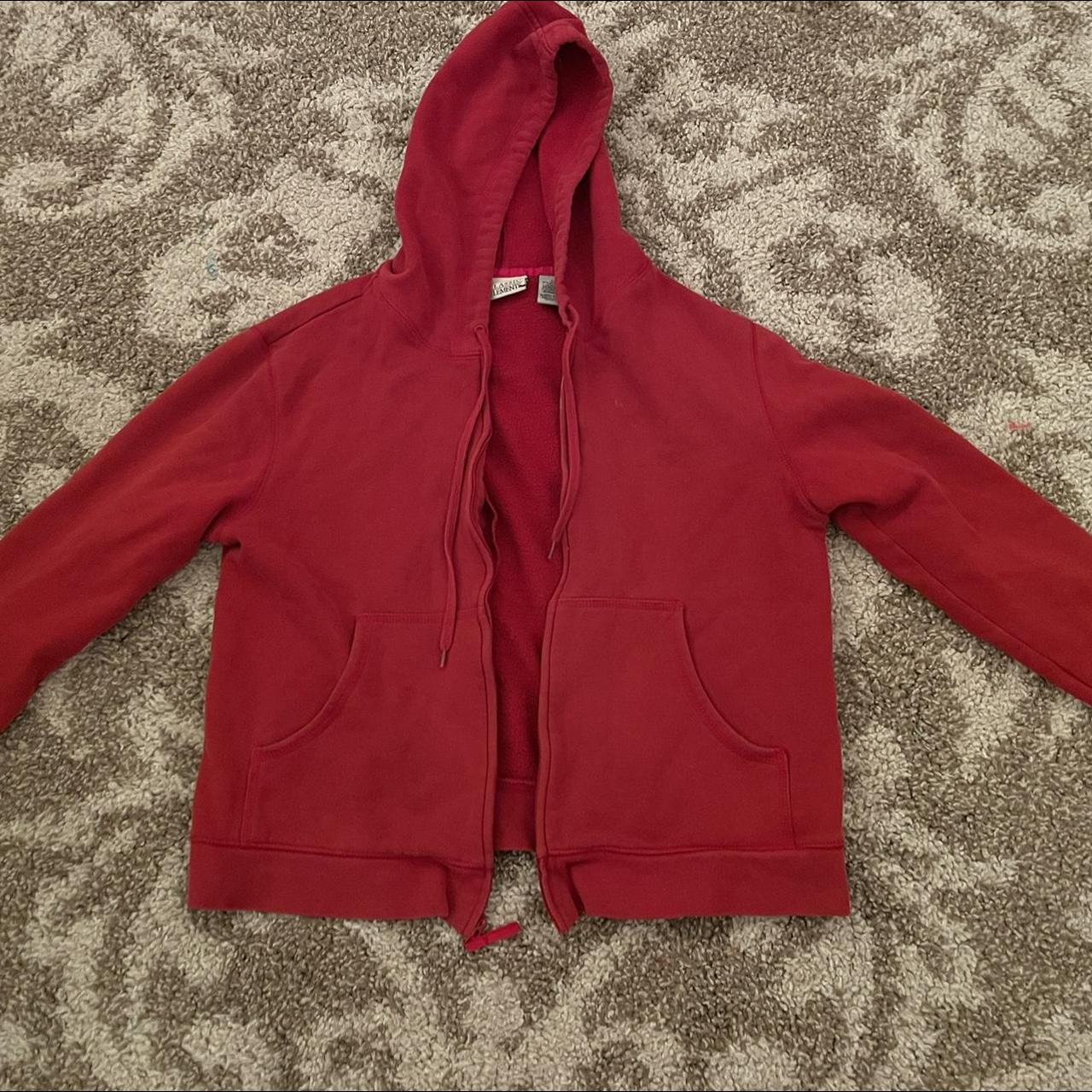 Autumn Red Hoodie Malandrin Patch