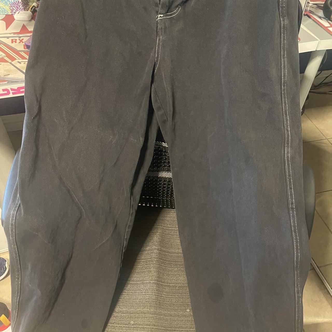 Enjoi fader denim size 32 black but they are more... - Depop