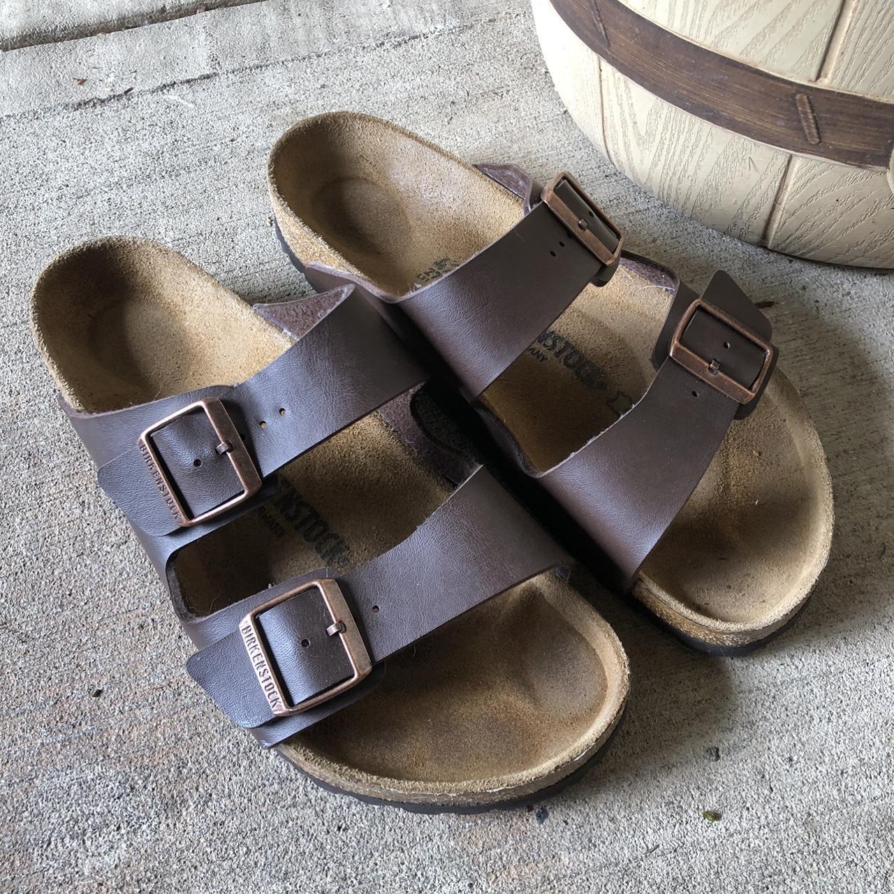 mens brown birkenstocks