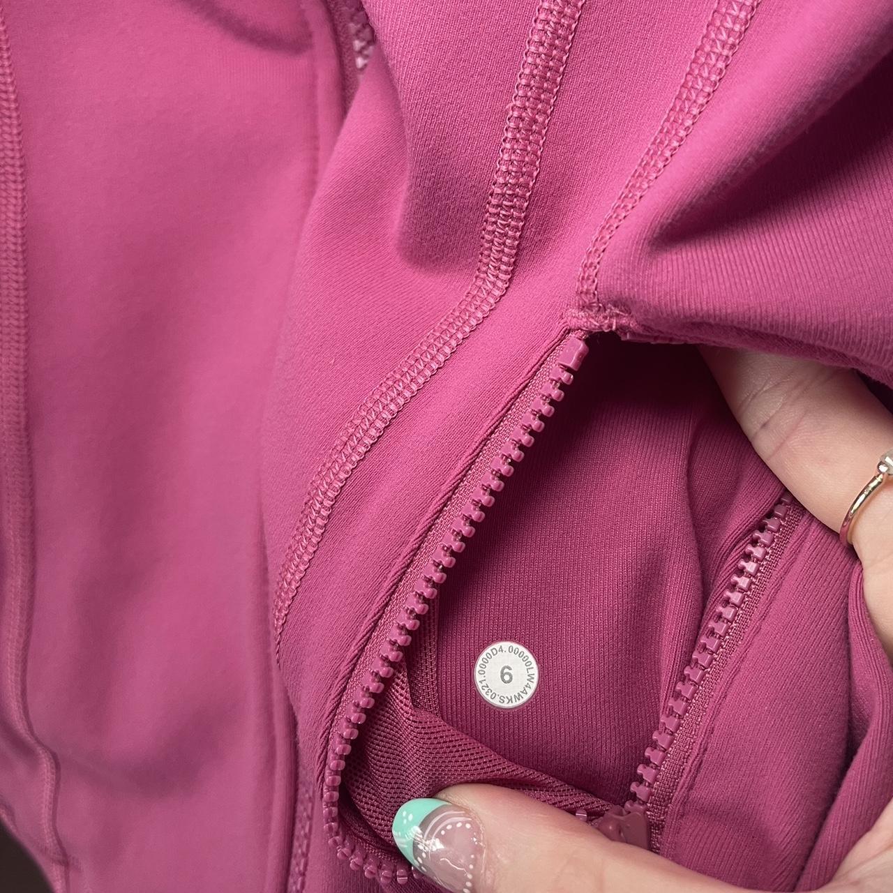 NEW Women Lululemon Hooded Define Jacket~ Size6~ Nulu Pink Taupe