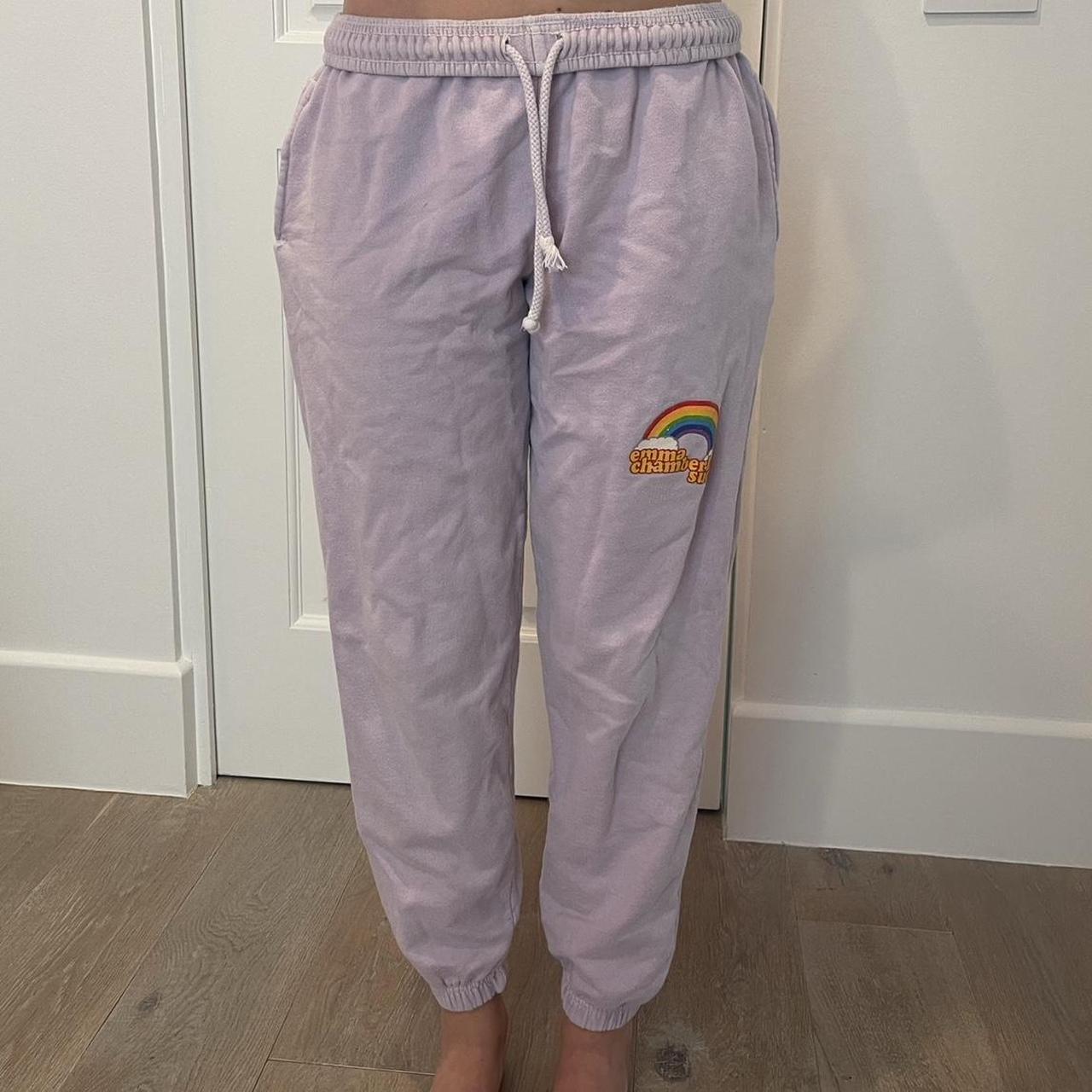 Emma chamberlain grey discount sweatpants