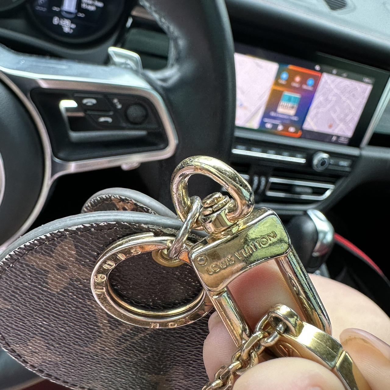 used LV Monogram Sports-Car shaped keychain in - Depop