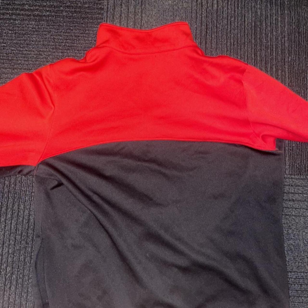 Nike Men's Red and Black Jacket | Depop