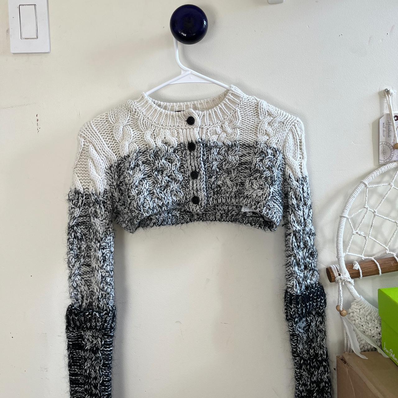 heaven by marc jacobs chunky cropped knit