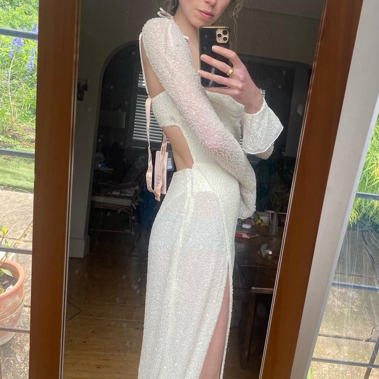 Oh Polly Champel Embellished Cowl Neck Maxi