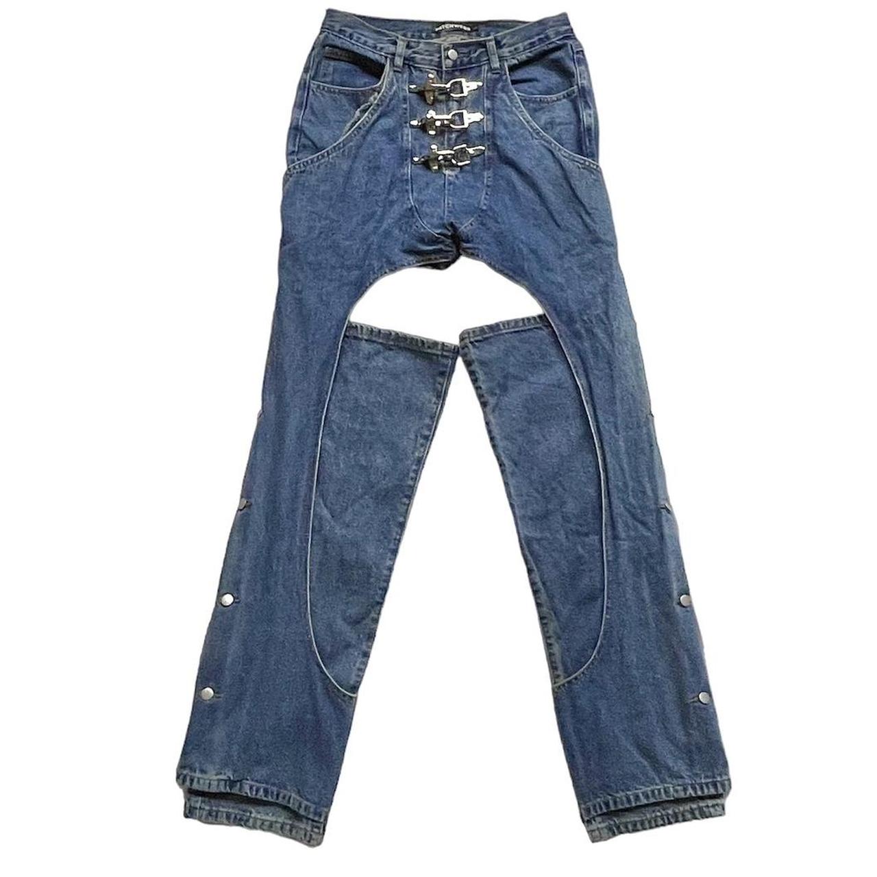 Chaps Women's Blue Jeans Depop