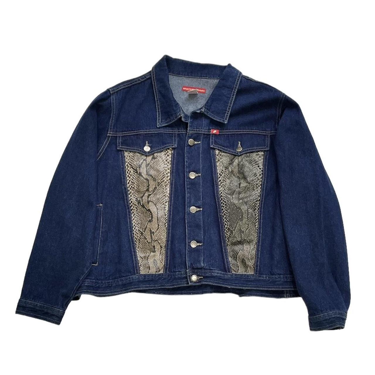 Snakeskin 2025 denim jacket