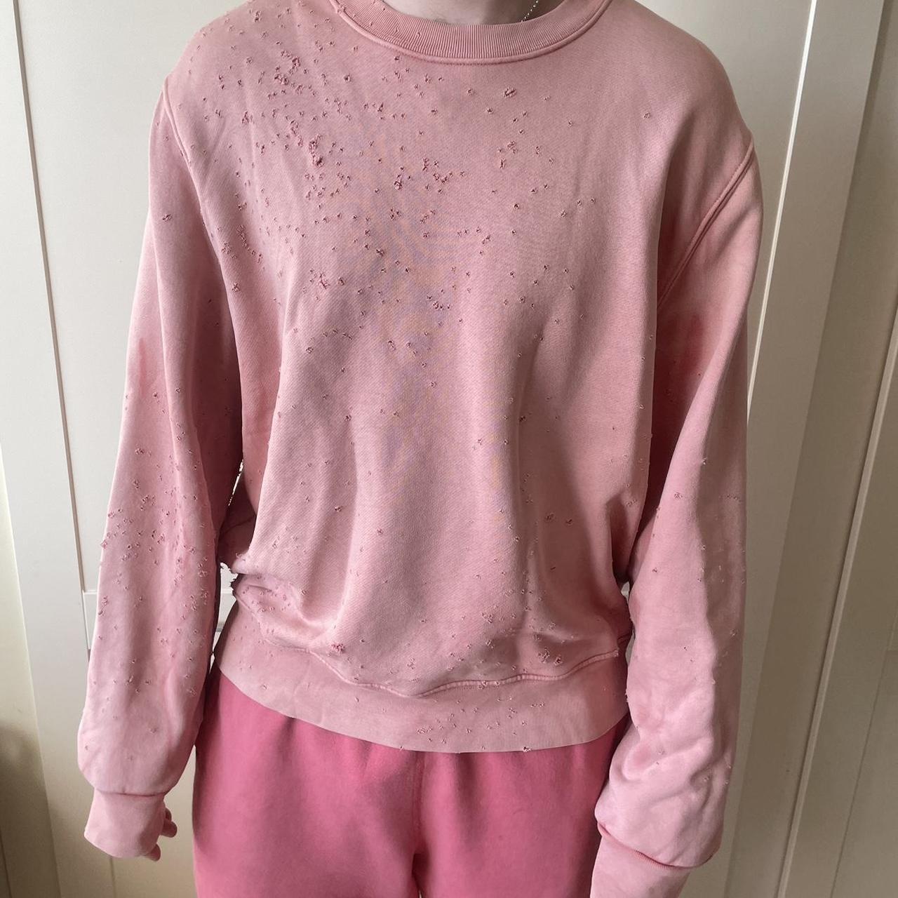 Amiri discount pink sweatshirt