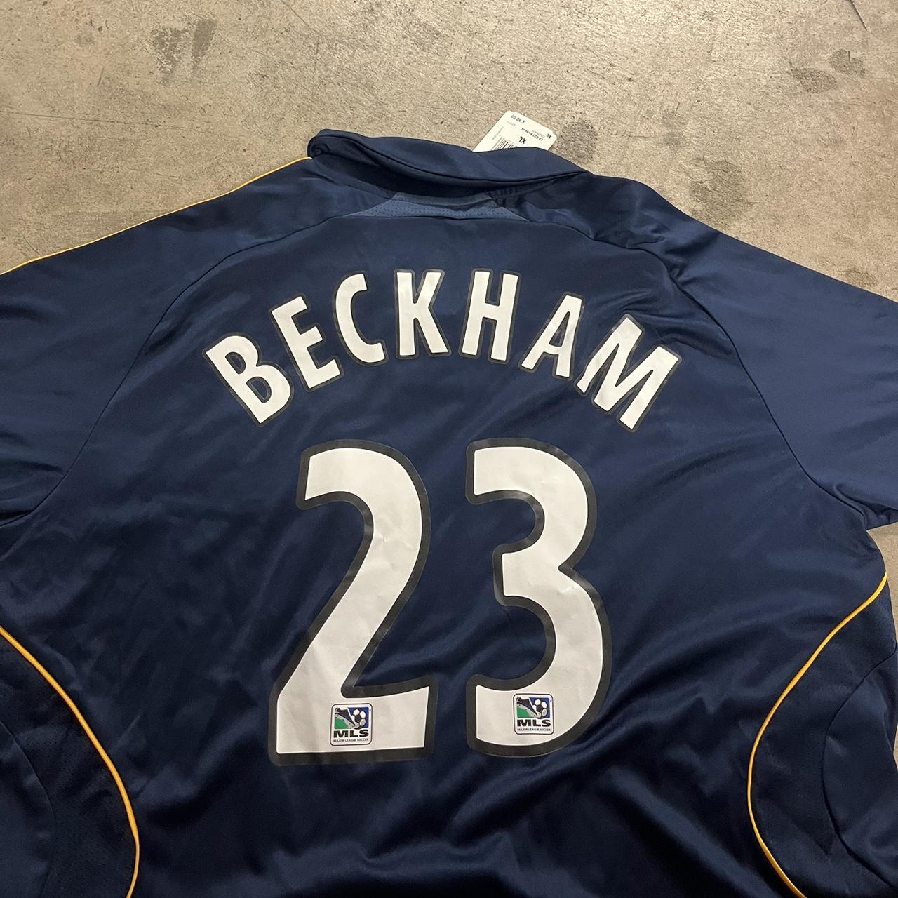 men's David Beckham LA Galaxy 2007-2008 away jersey | Depop men's David Beckham LA Galaxy 2007-2008 away jersey | Depop