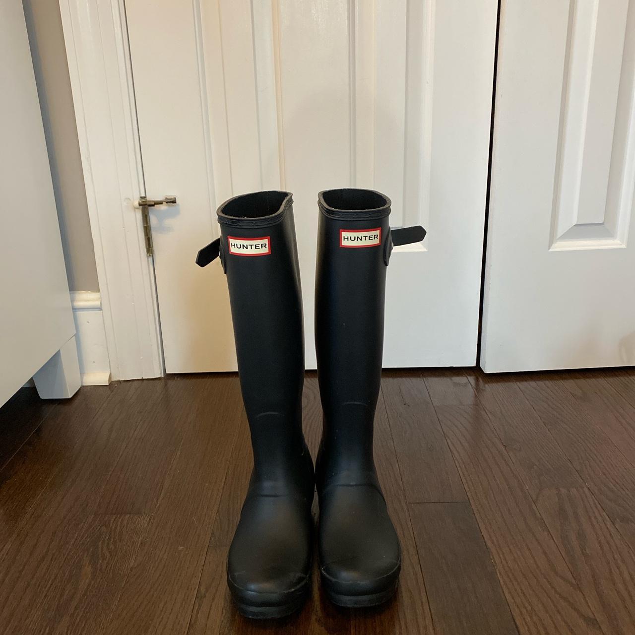 dark olive hunter rain boots