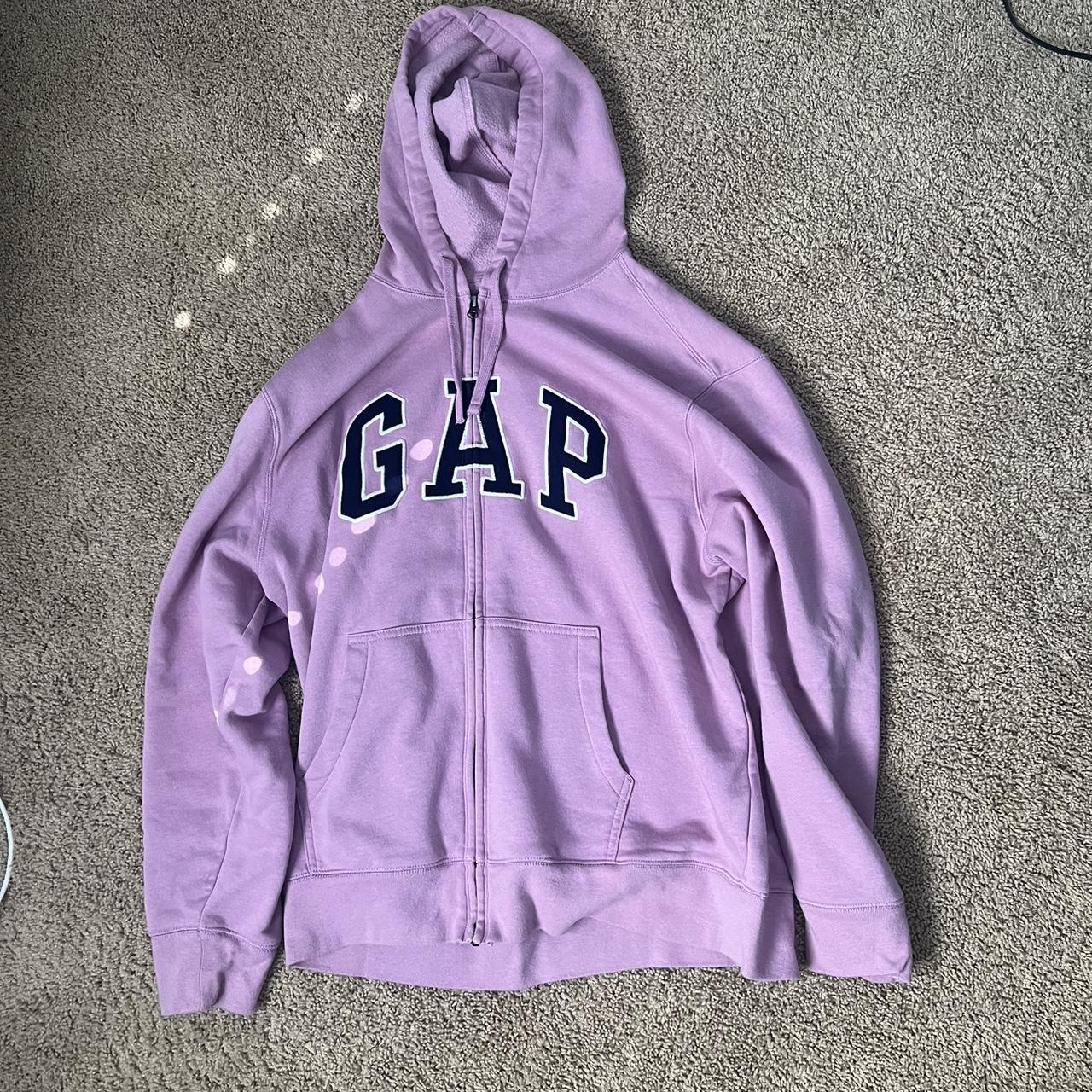 Y2k Mens Pink Gap zipup hoodie. perfect condition no... Depop