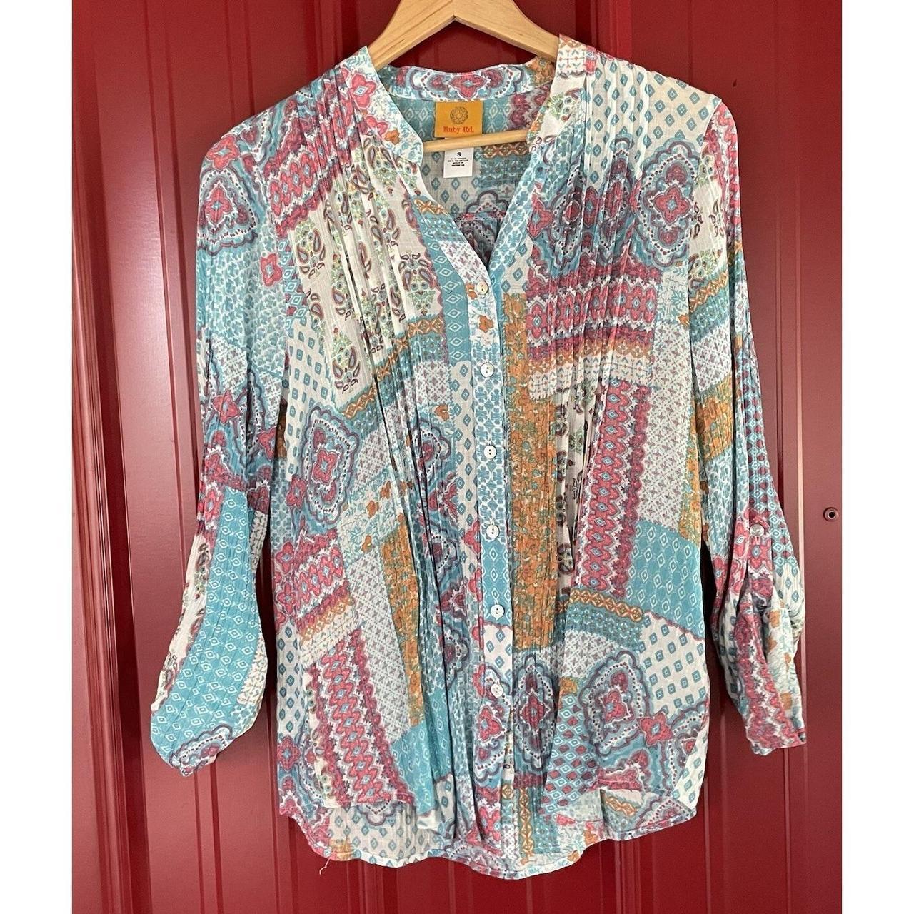 Ruby Rd. Women's Blouse - Multi - S – Ruby Rd Top… - image 1