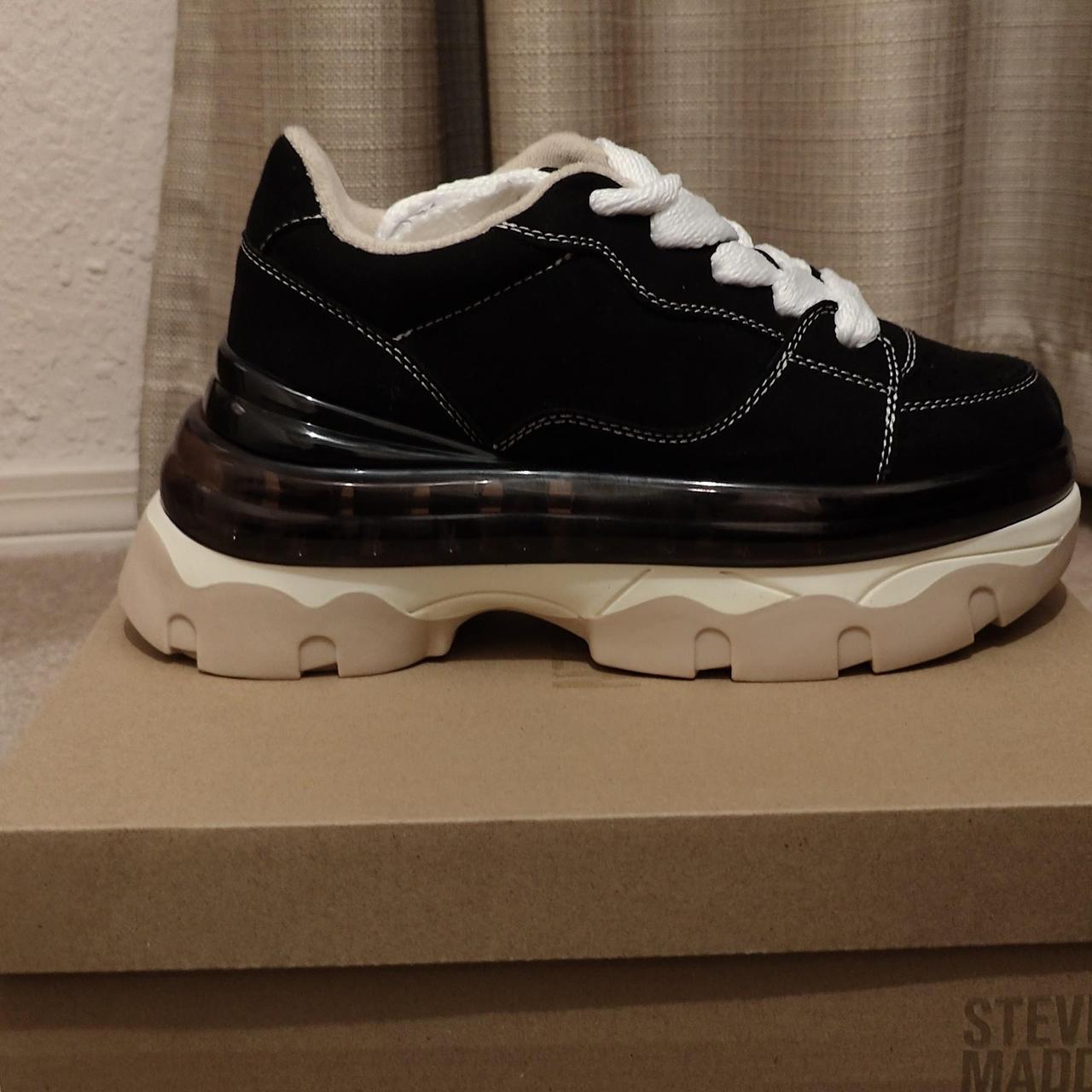 Steve Madden Evolved black chunky platform sneakers