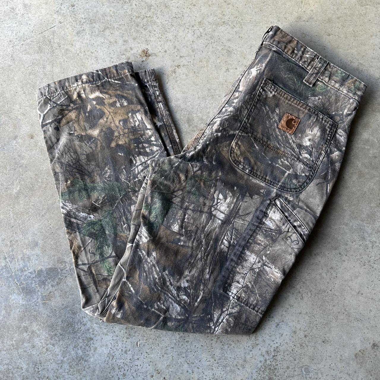 Vintage Carhartt RealTree Camo Pants Approximately... - Depop