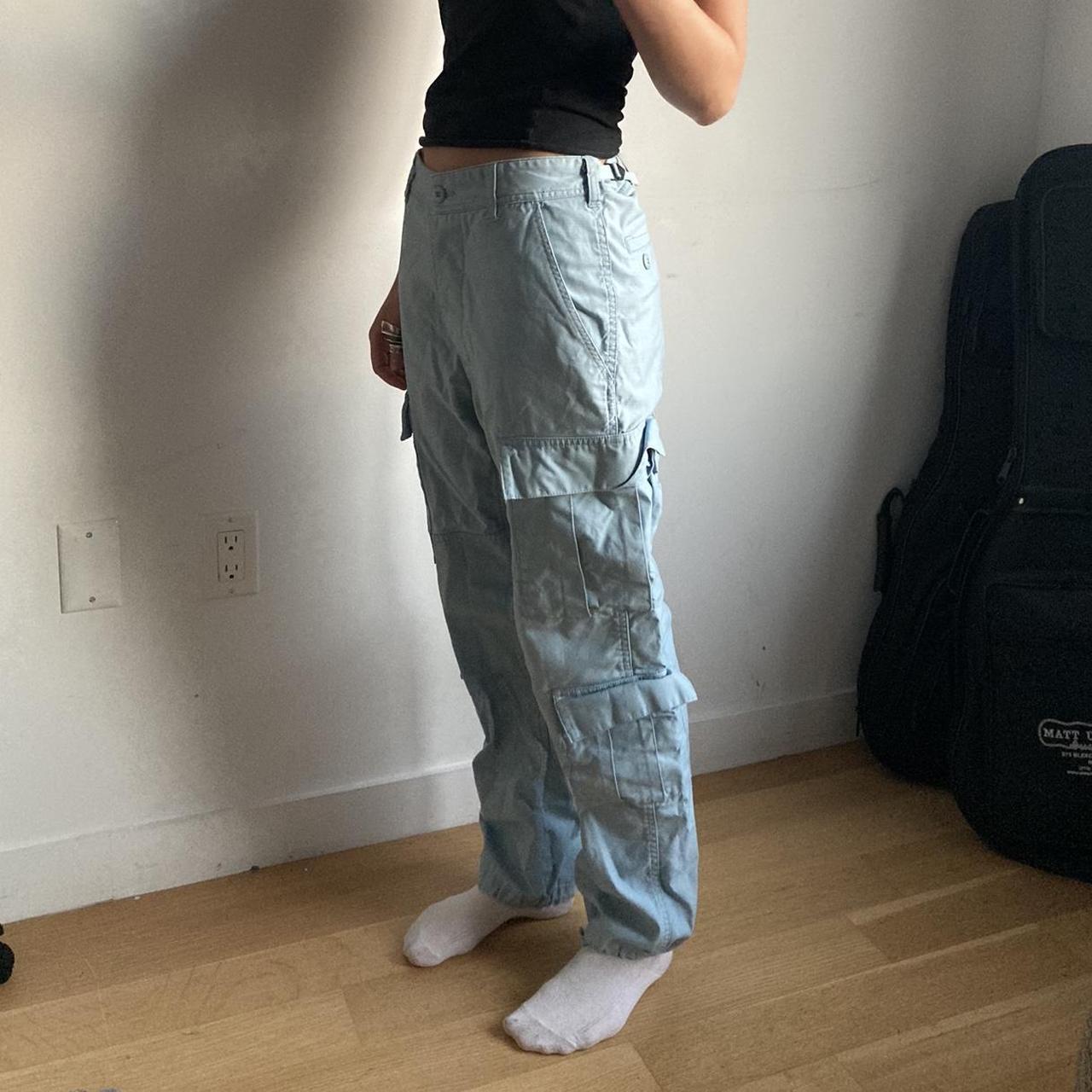 Supreme baby blue cargo pants Super flattering on... Depop
