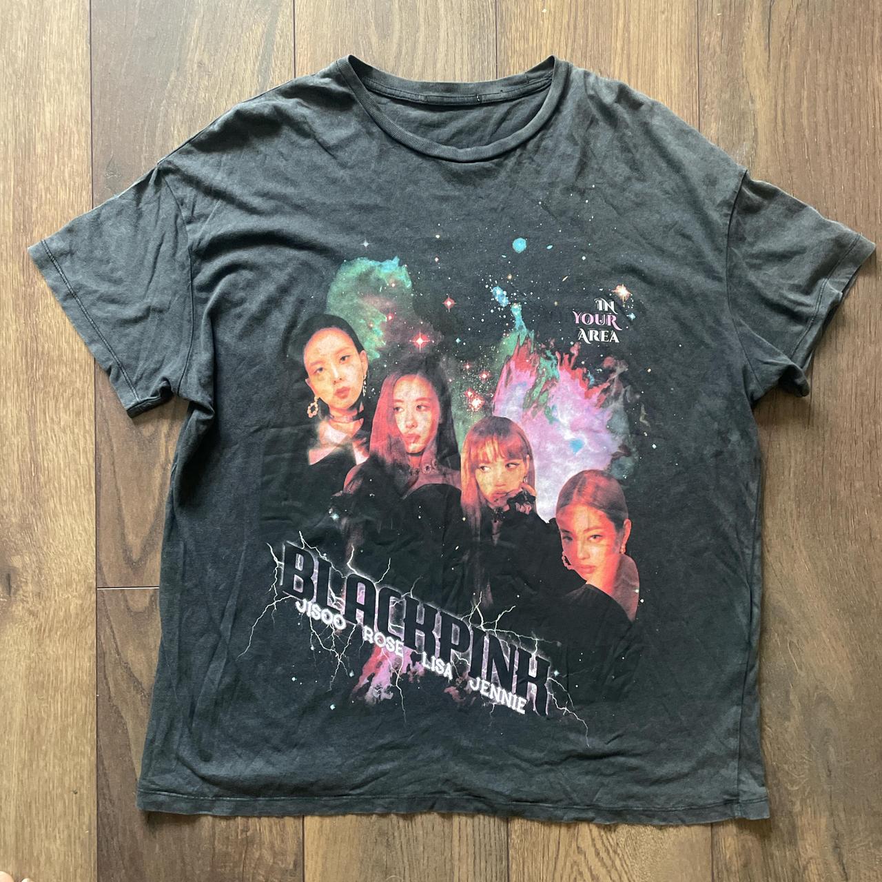 Blackpink t shirt bershka sale