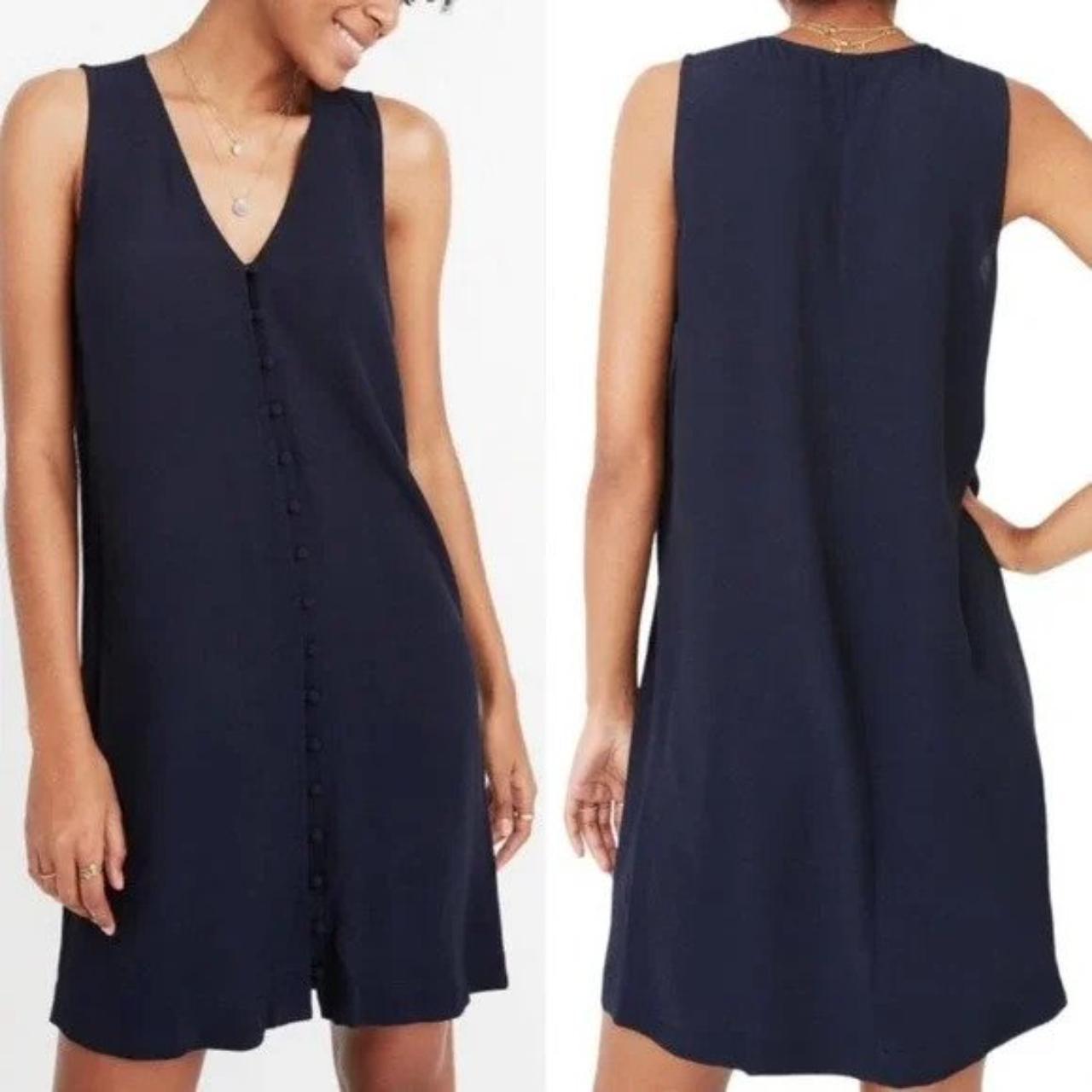 Heather button front outlet dress madewell