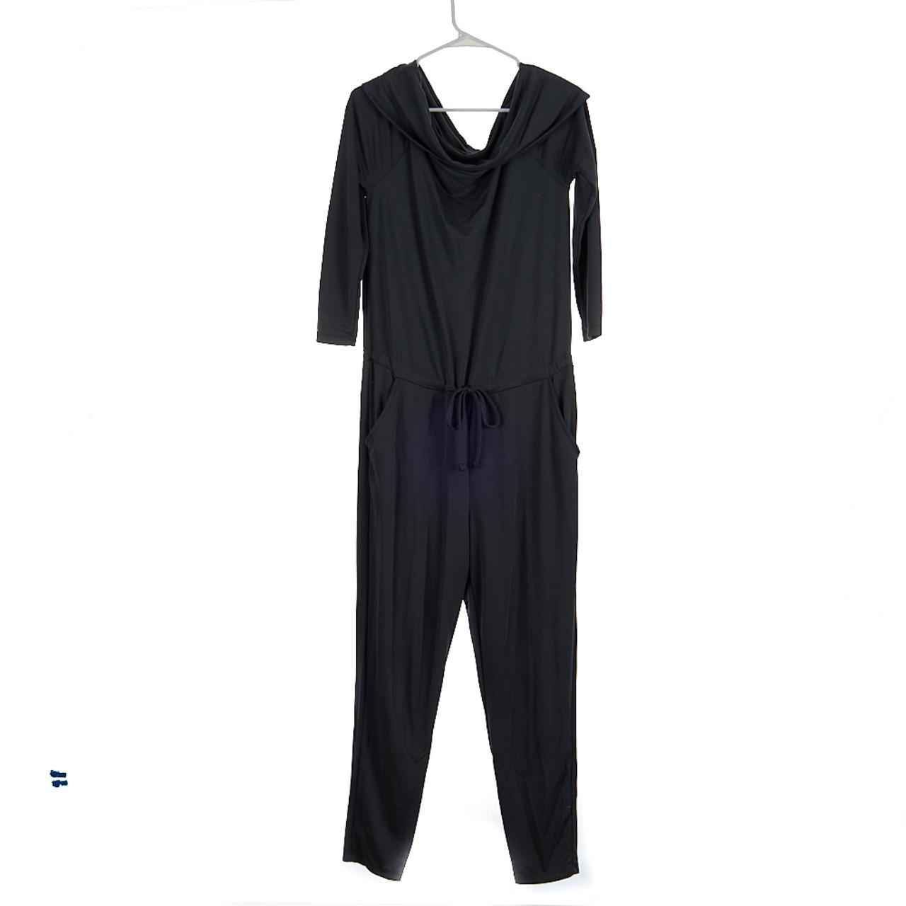 Fabletics tess off store shoulder jumpsuit