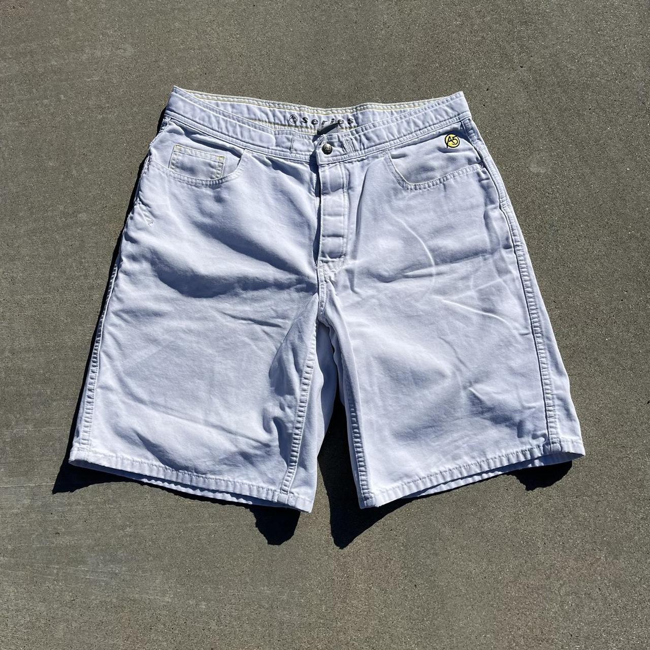 The North Face Men's White Shorts | Depop