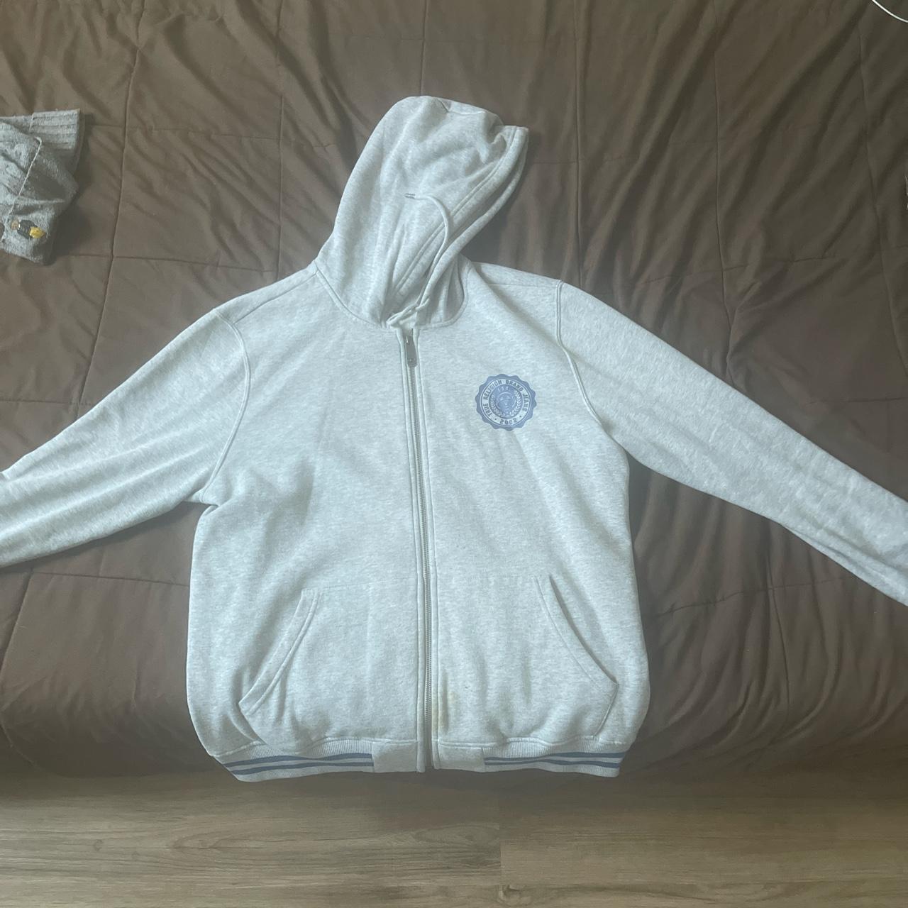 Light blue true religion on sale hoodie