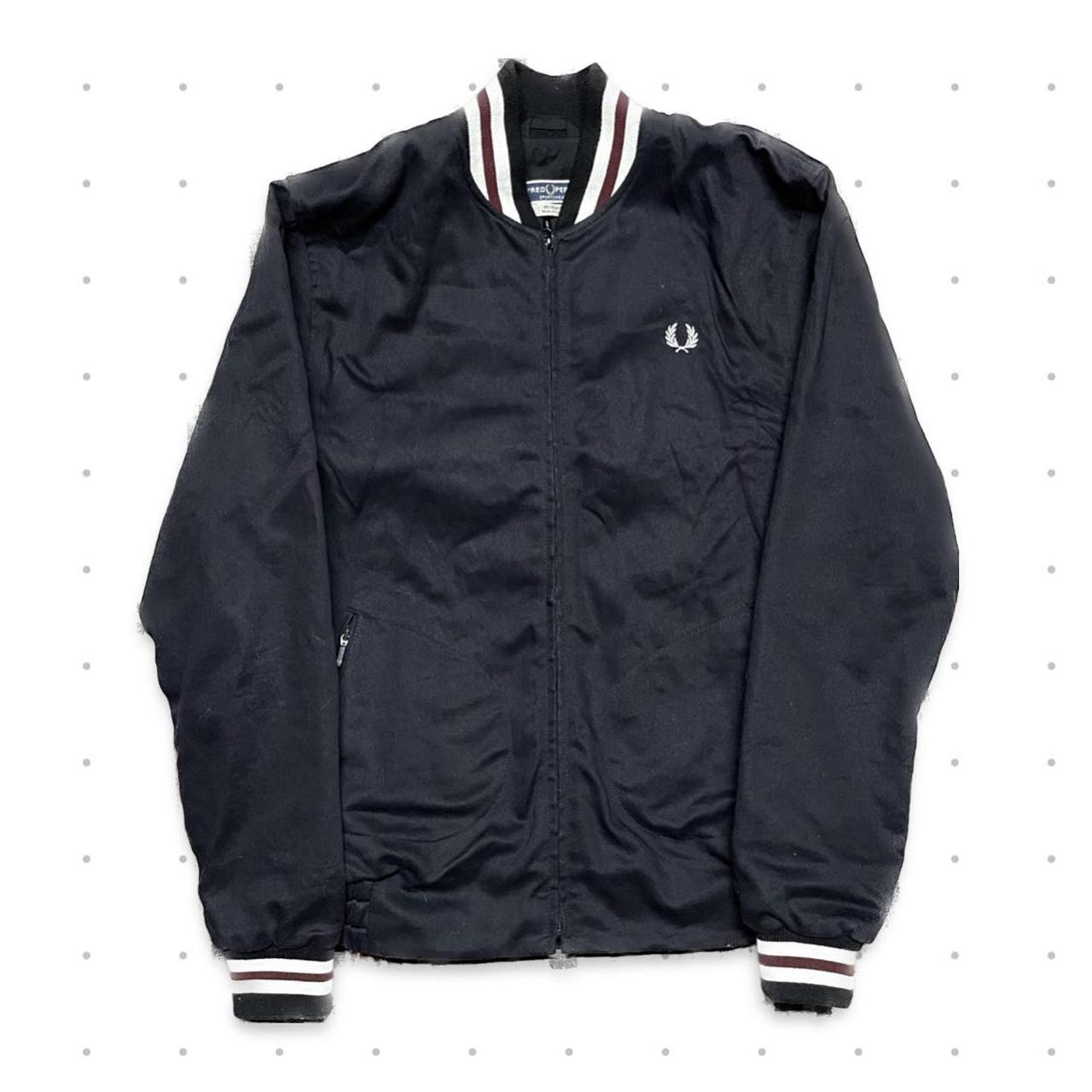 Fred Perry Reissues Tennis Bomber Black J3856. Worn. Depop