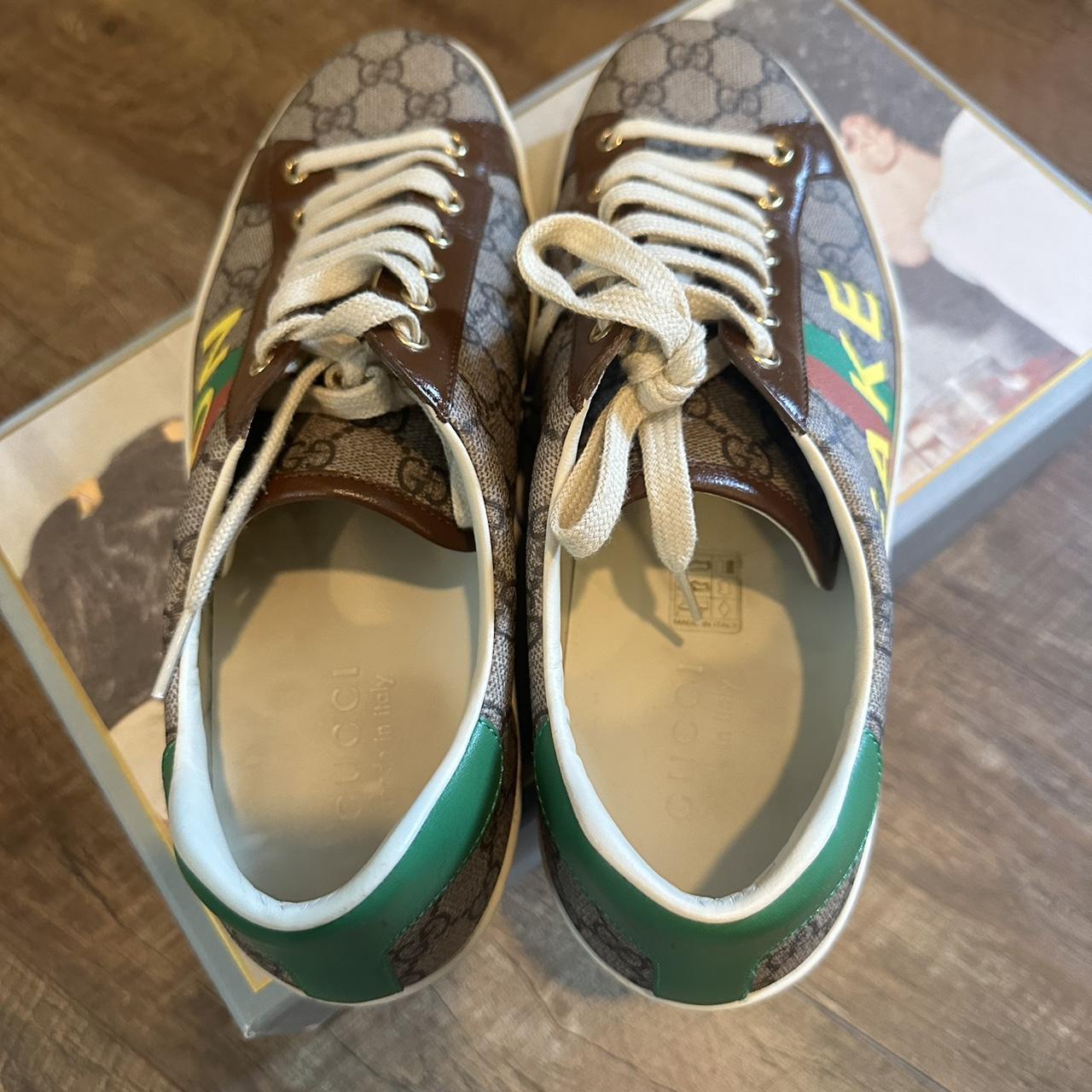 Gucci “not fake” low top sneakers. These shoes have... - Depop