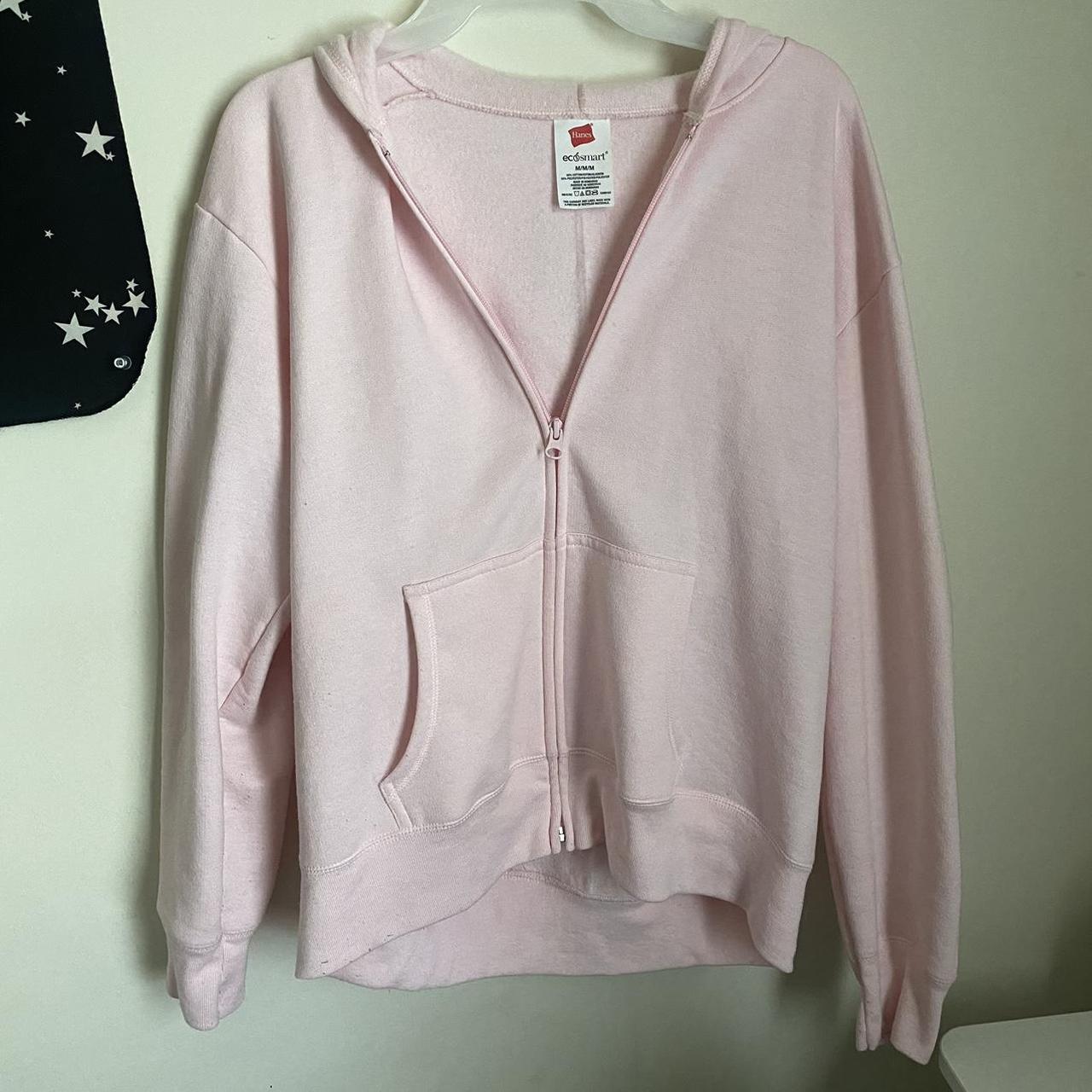 NO PAYPAL PAYMENTS PLEASE‼️ Pink Hanes Zip Up... Depop