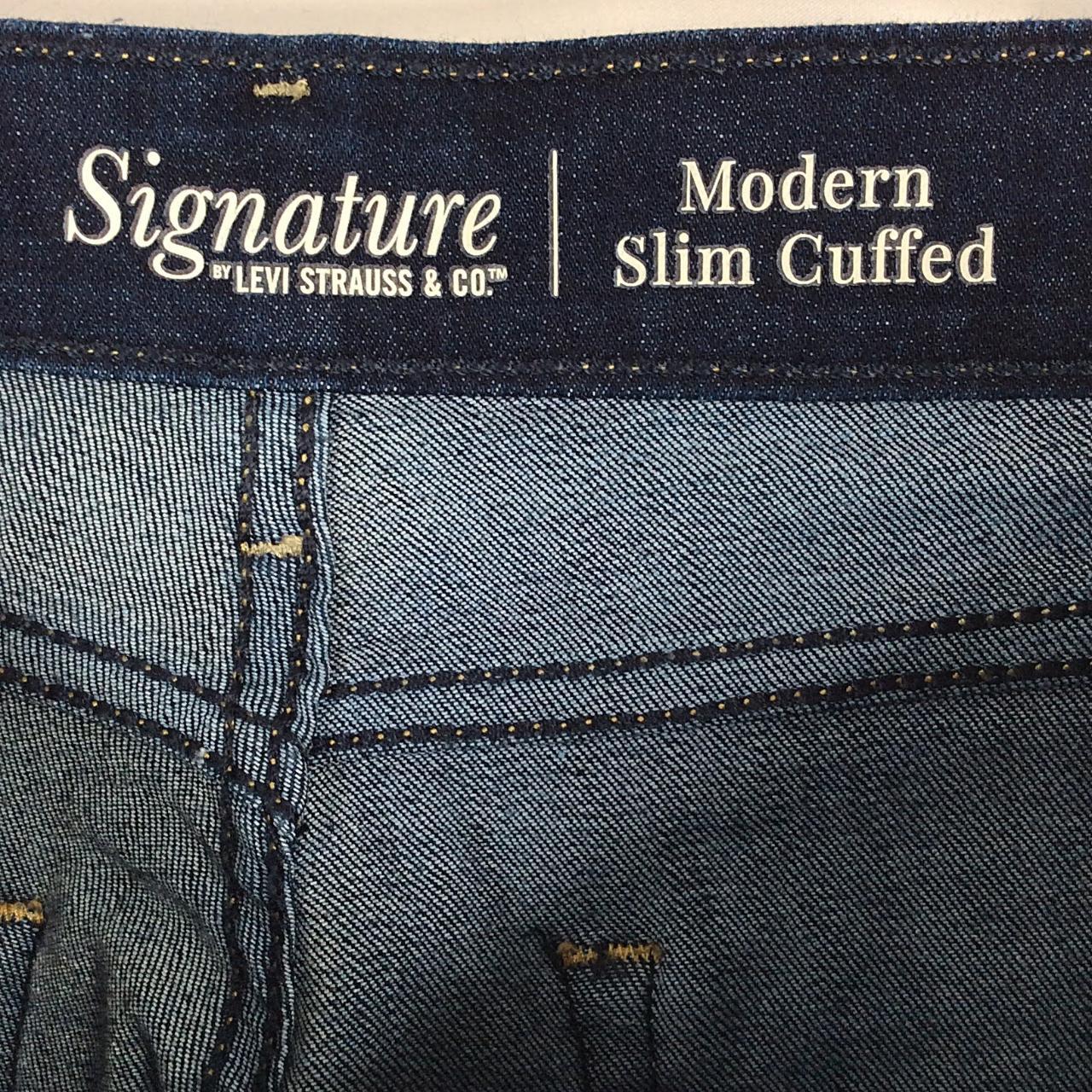 Signature by Levi Strauss & Co. Women's Modern Slim Cuffed Jeans 