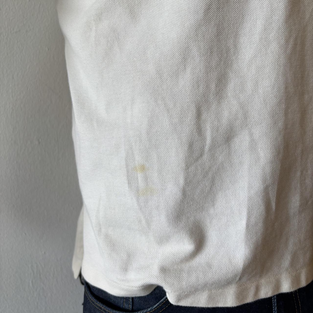 Polo Ralph Lauren Men's Polo shirt - Cream/White … - image 2