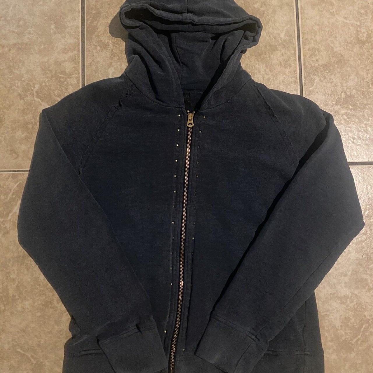 ppfm “big circle” zip up hoodie the top zipper is a... - Depop