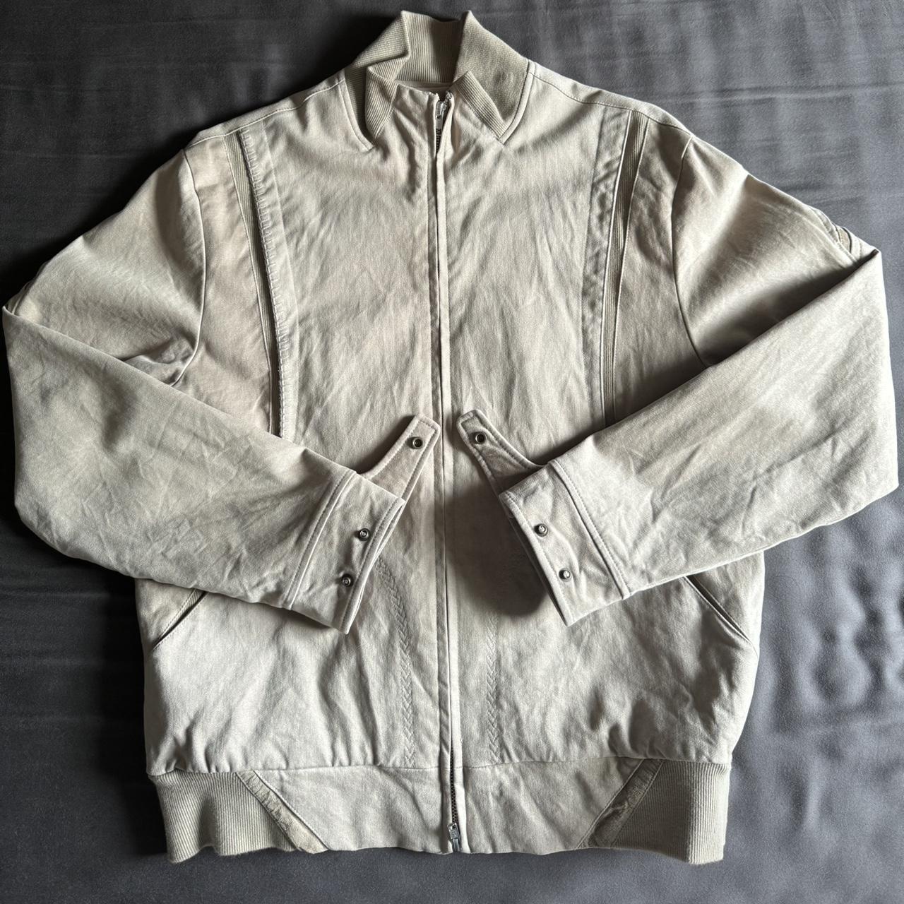 Xlim EP.3 01 Bomber Jacket in Beige Worn once, near... - Depop