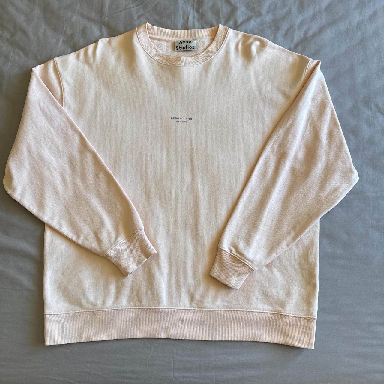 Acne Studios Femke Logo Sweatshirt Dusty Pink 2019. Depop