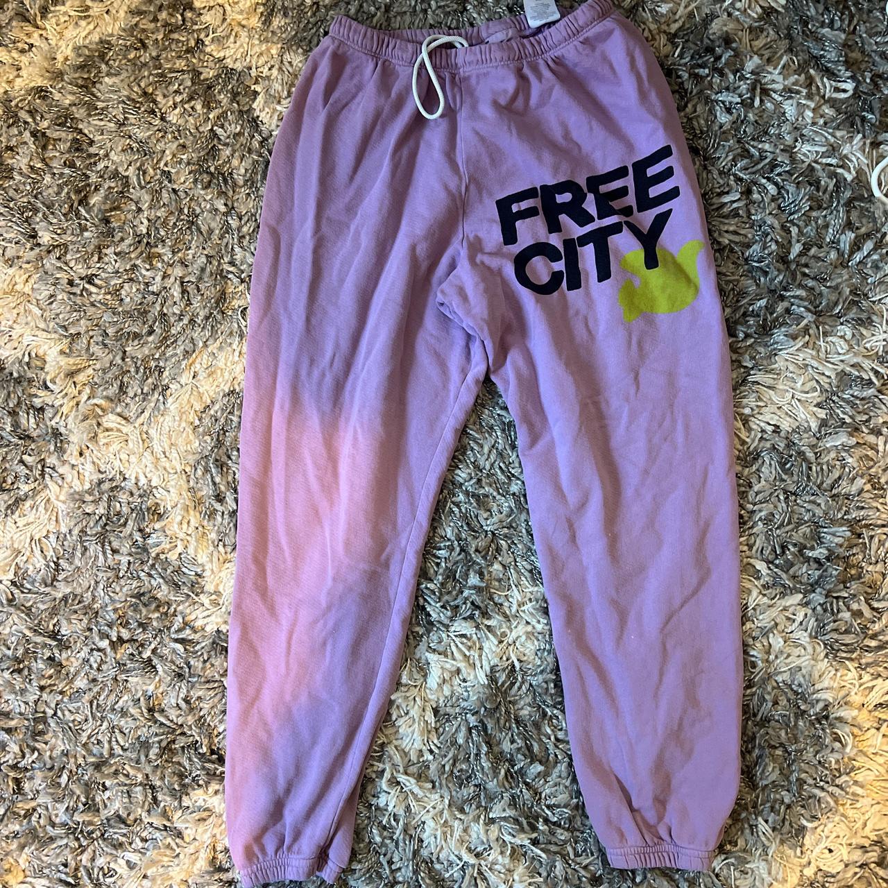 Free city purple sweatpants sale