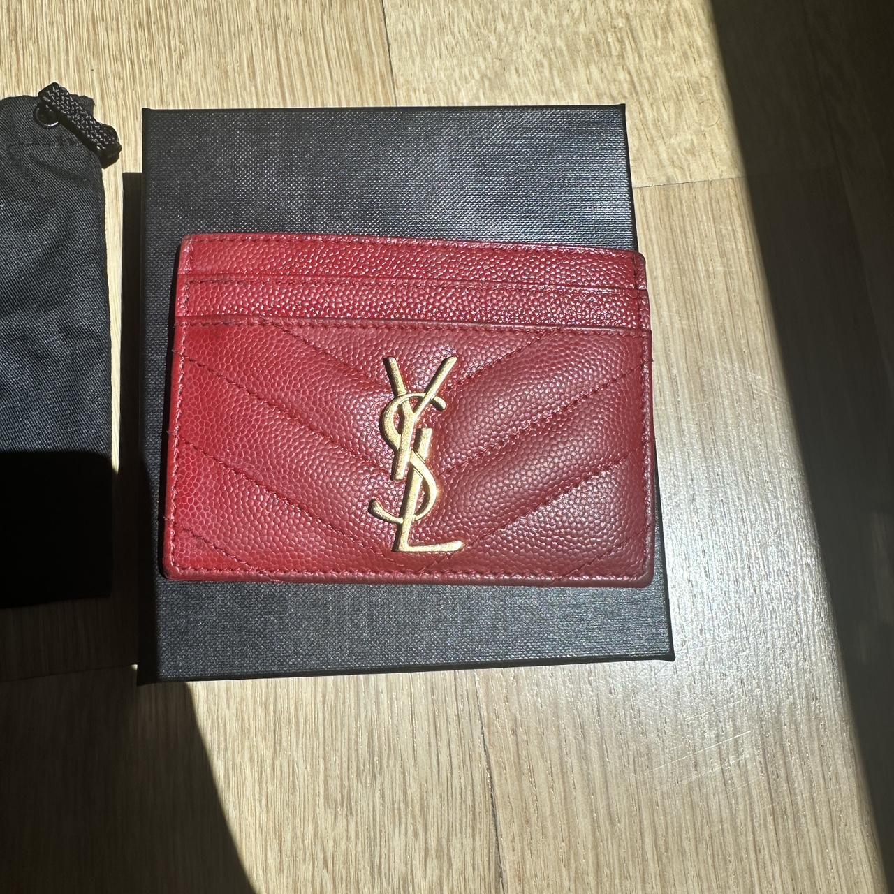 Yves Saint Laurent Women's Cardholders - Red