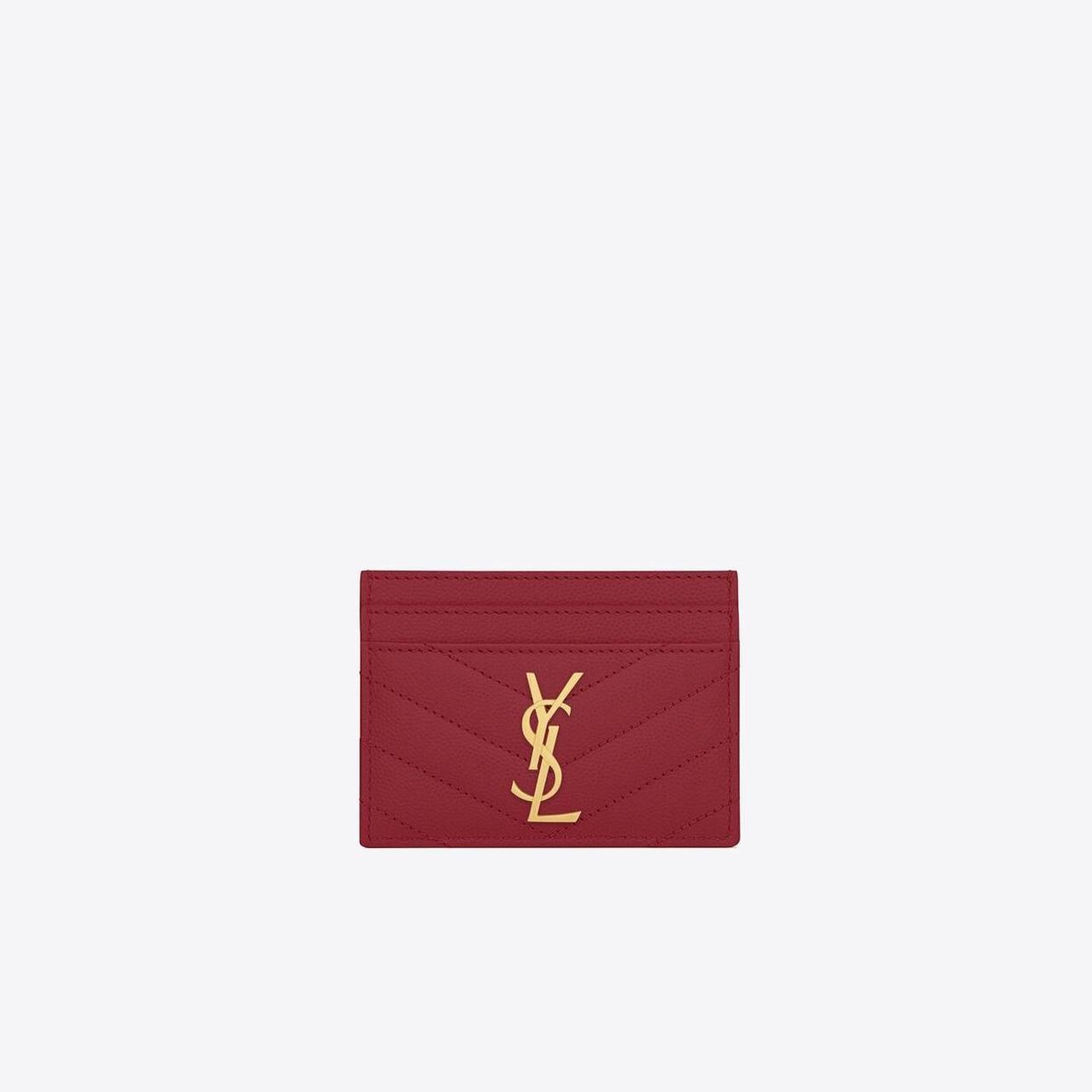 Yves Saint Laurent Women's Cardholders - Red