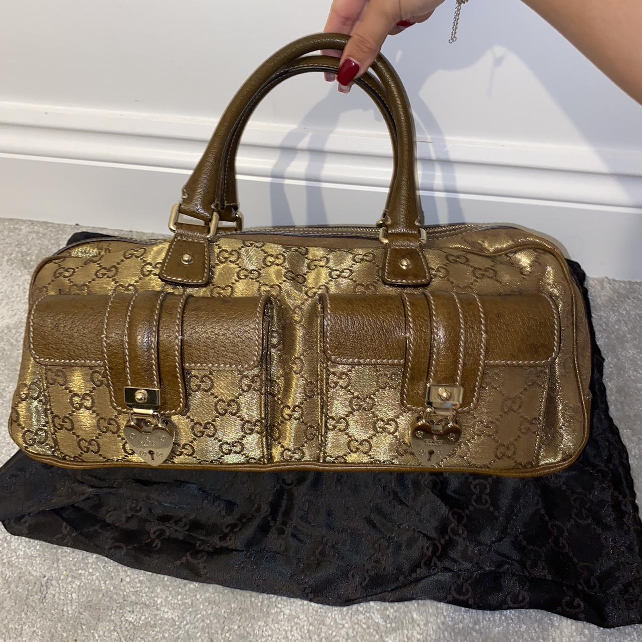 Gucci Women's Gold Bag | Depop