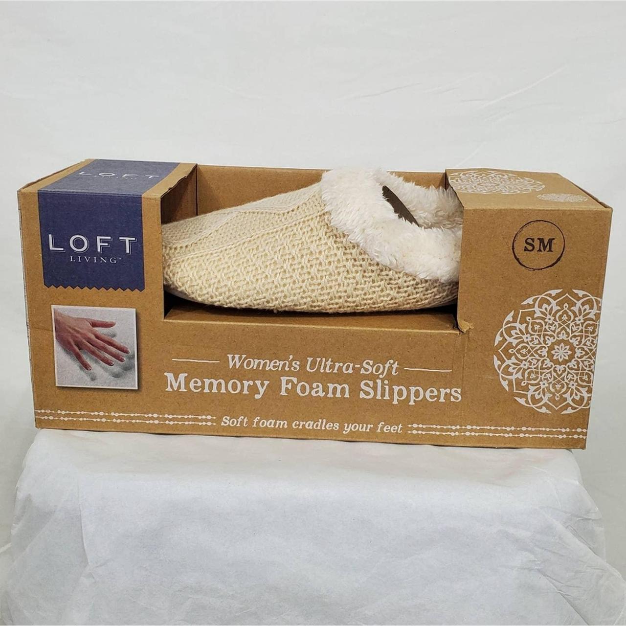 Loft memory deals foam slippers