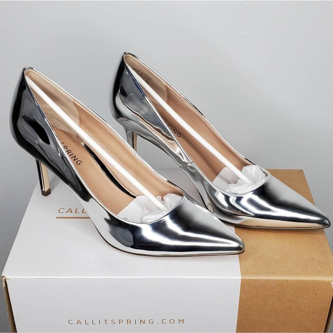 Call it outlet spring silver heels