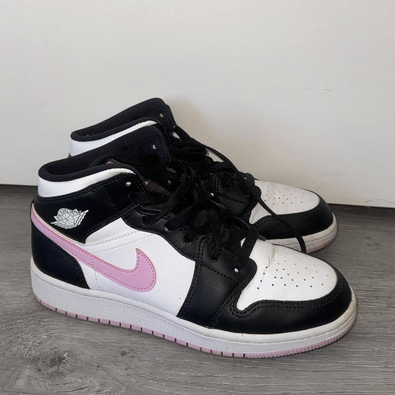 jordan black pink white