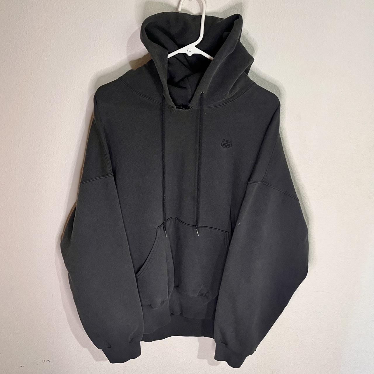 JCPenney Men's Black Hoodie Depop